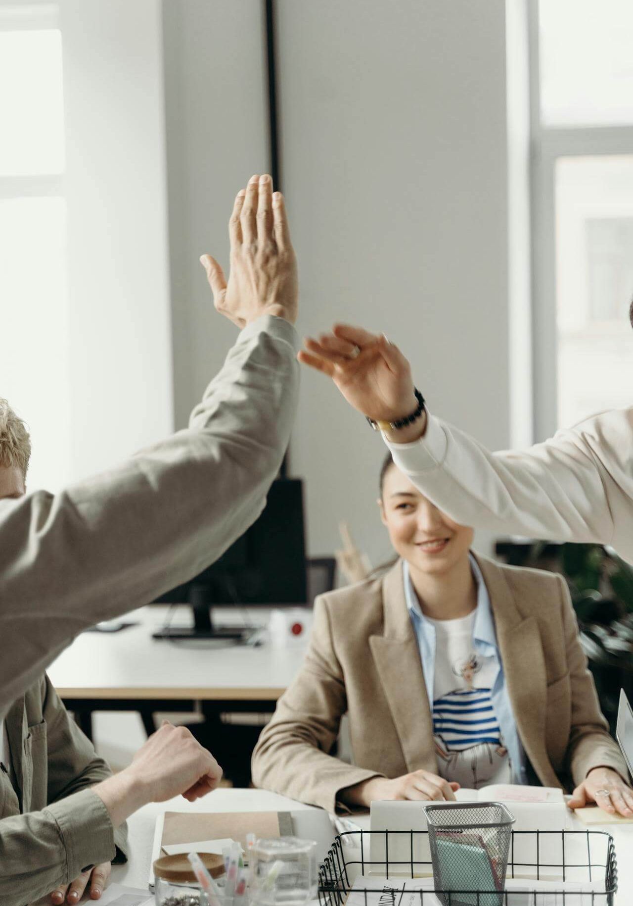 People Doing High Five