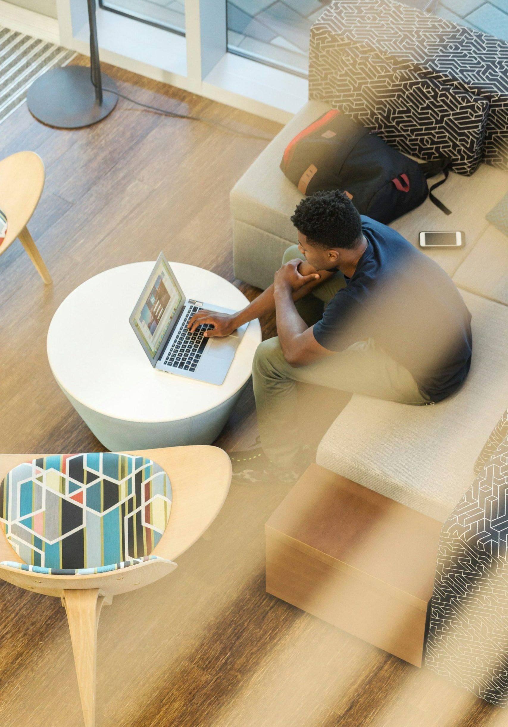 crec stock photo Photo of Student working on laptop for Learning Forward Website
